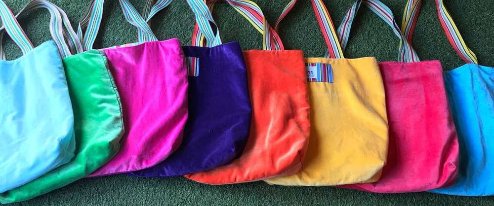Velvet Tote Bags