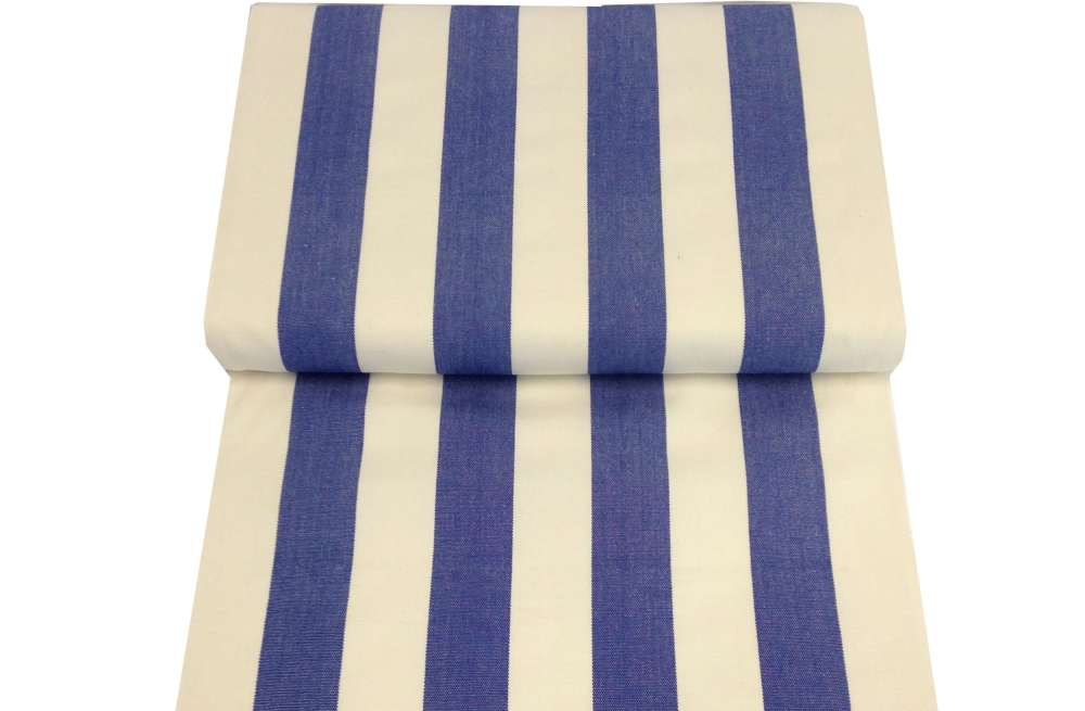 Blue, white Replacement Deck Chair Sling - Soccer
